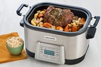 Crock-pot 6-quart 5-in-1 Multi-cooker +non-stick Inner Pot, Stainless Steel Cook on sale Crock-pot 6-quart 5-in-1 Multi-cooker +non-stick Inner Pot, Stainless Steel Cook on sale