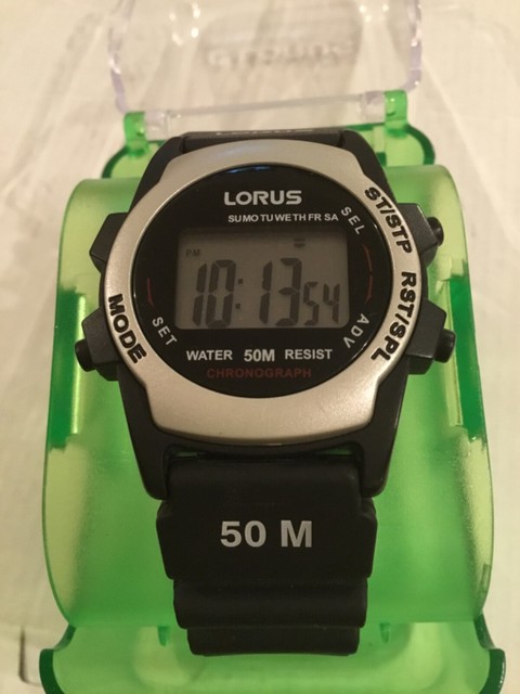 how to set lorus digital watch