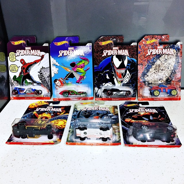 hot wheels spider man web car launcher