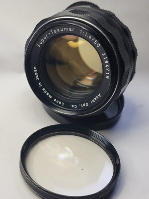 Pentax Super-Takumar 50mm F1.4 Prime Lens for M42 Screw Mount SLR