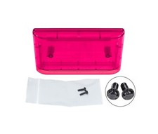 Sega Genesis Game Cartridge Shells Clear Red Lot of 1- Made in USA