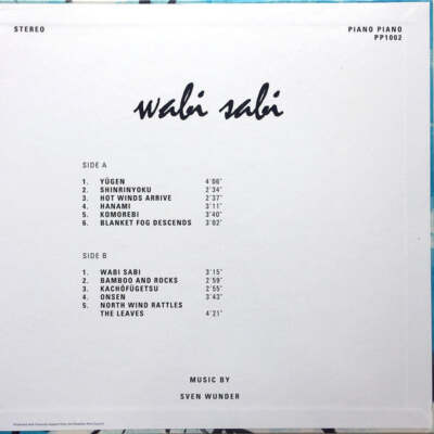 Sven Wunder - Wabi Sabi (LP) 7320470247051| eBay