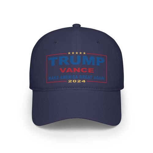 Trump Vance Make America Great Again 2024 Low Profile Baseball Cap - Picture 5 of 24