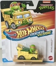 2024 Hot Wheels Racer Verse TMNT Michelangelo Car