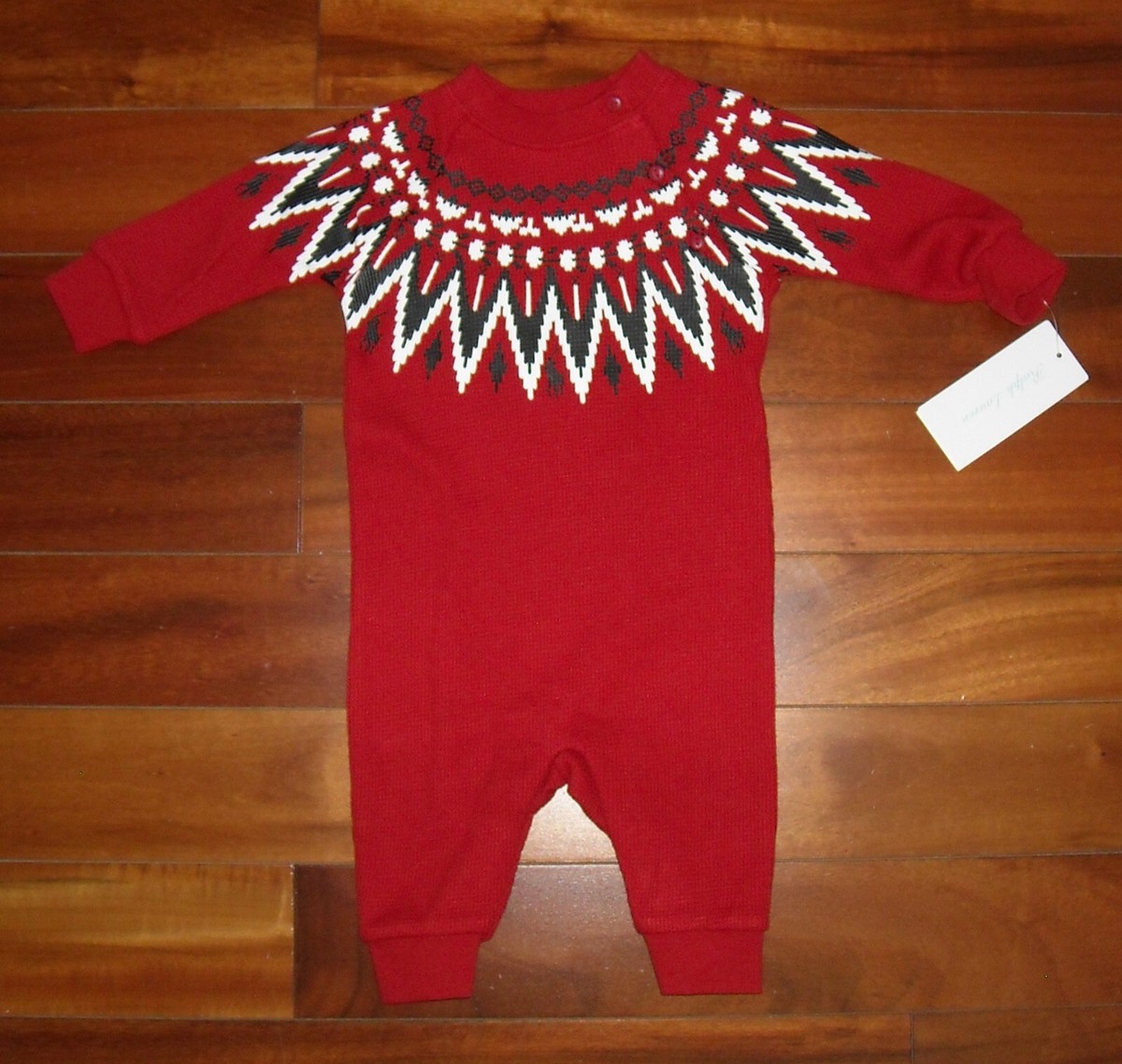 NWT Ralph Lauren Baby Unisex Coverall Holiday Romper Size Newborn 