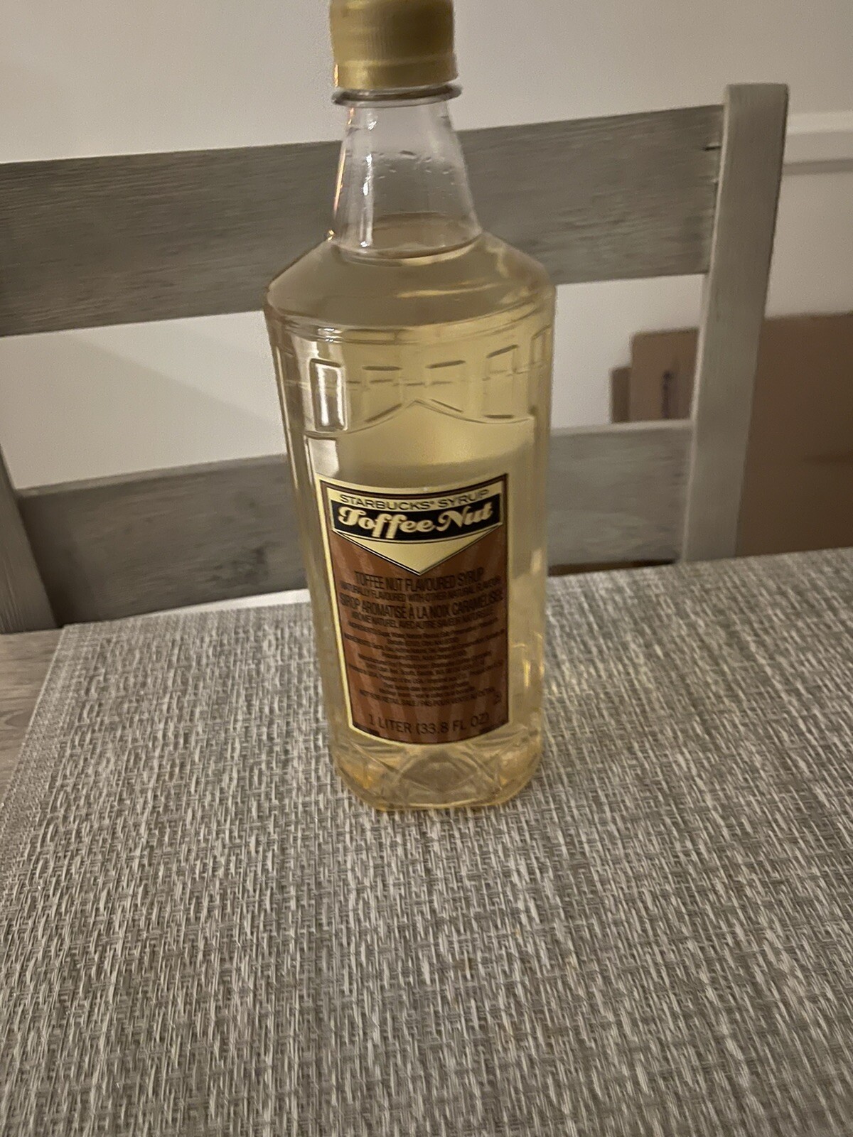 FRESH Starbucks Toffee Nut Syrup ! (1 Liter) BB 324 This Nation