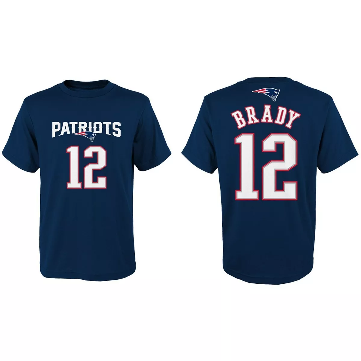 England Patriots NFL Tom Brady Youth Navy Name and Number (18) | eBay