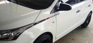 4dr Set Sticker Trd Sportivo For Toyota Vitz Yaris Belta Vios