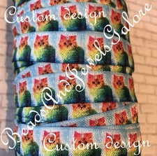 Unicorn foe unicorn elastic unicorn hair ties caticorn foe hot pink unicorn- 5/8