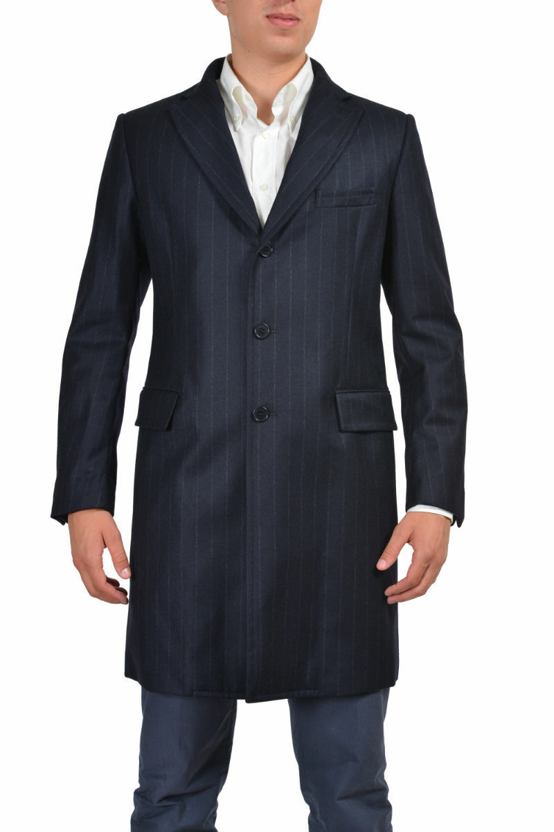 1050 Синее пальто Ballantyne из 100 шерсти на трех пуговицах US S M L XL 2XL 36490₽