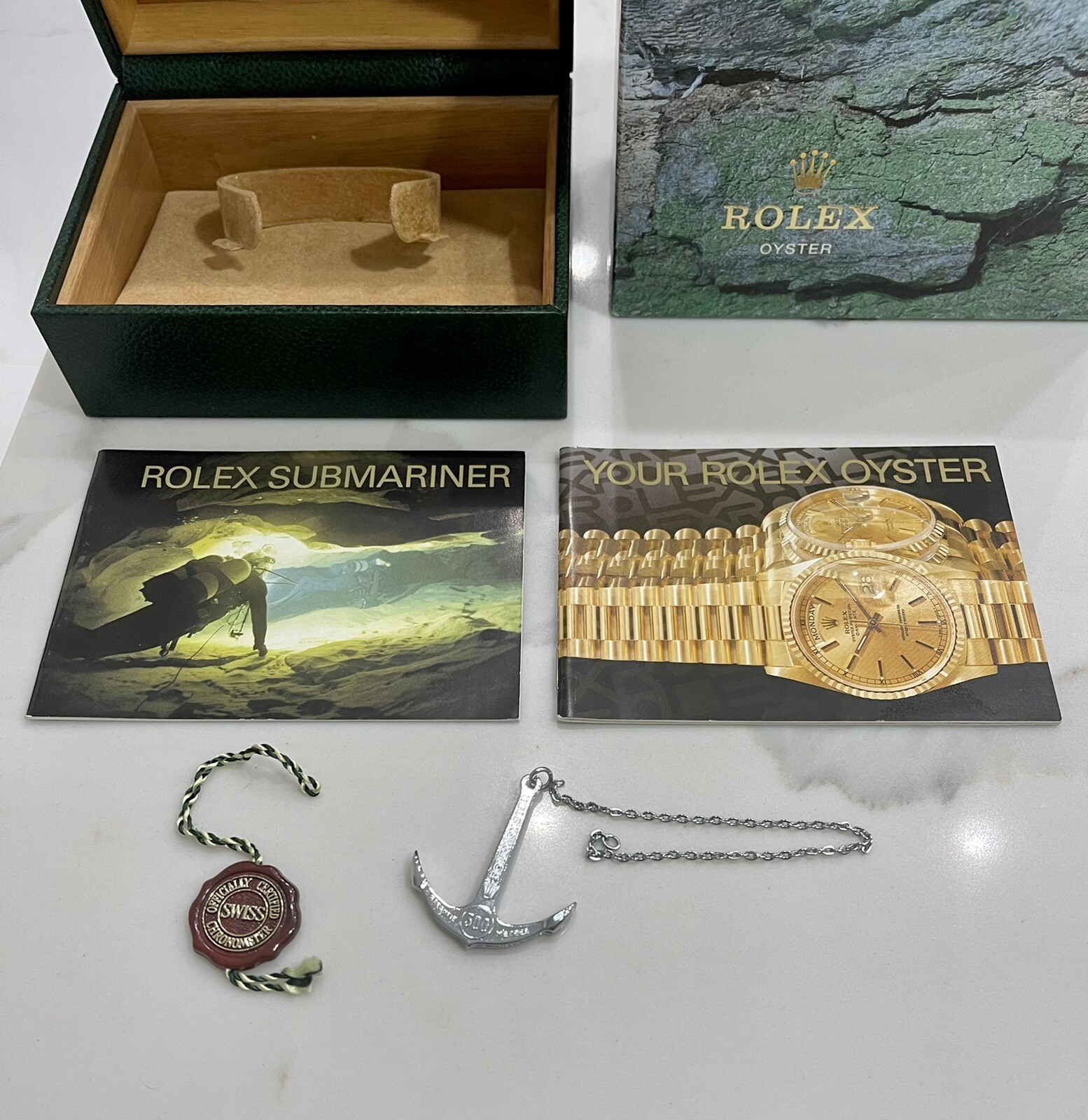 Cofanetto originale Rolex Submariner 16613 16610 14060 foto 3