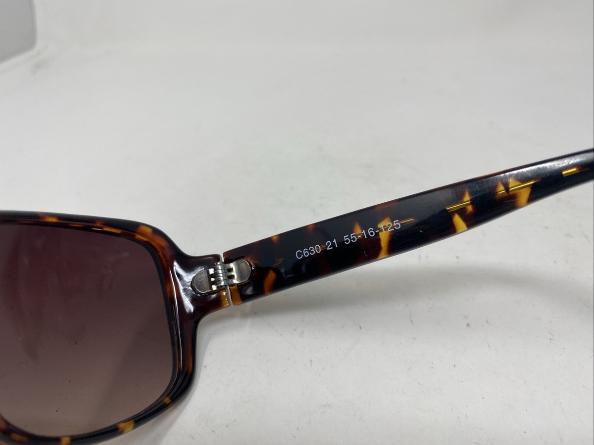 Cole Haan C630 21 Brown Wrap Sunglasses 55[]16-125 COLE HAAN SUNGLASSES C630 21 55-16-125 TORTOISE W/ BROWN  main image 3