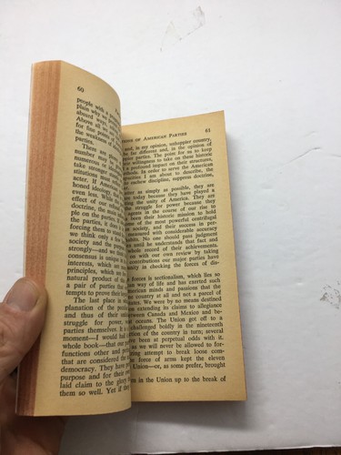 Parties and Politics in America by Clinton Lawrence Rossiter Paperback 1960 - Picture 5 of 5