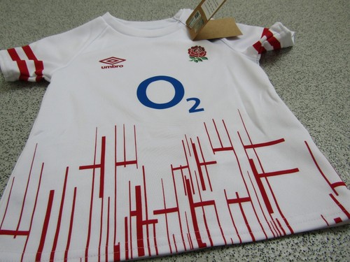 Umbro England RFU Rugby Home Unisex Infants Full kit 2022/23, Size: 18-24 Months - Picture 2 of 11