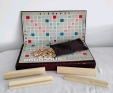 Scrabble Board Game Vintage With 106 Tiles Selchow Righter Co
