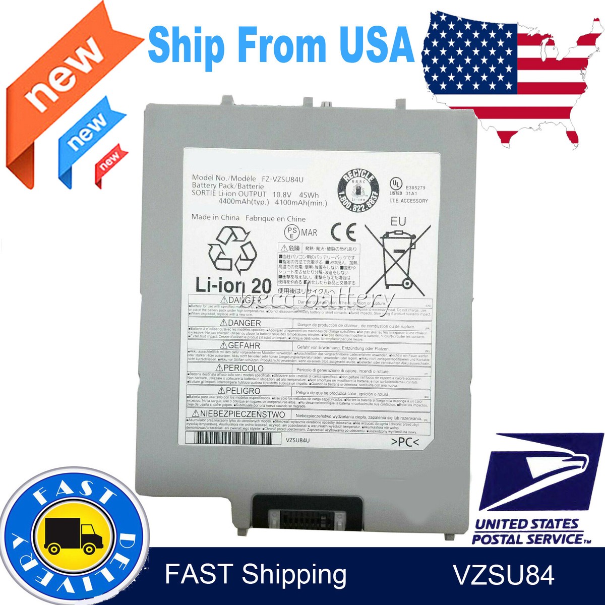 ひーさん専用 FZ-VZSU97A2U 46wh 4080mah 11.1V 互換用の アクセサリ 適用され