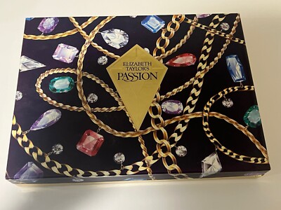 VTG Elizabeth Taylor's PASSION Eau De Parfum Spray UNUSED 1.5 & Silk Scarf New