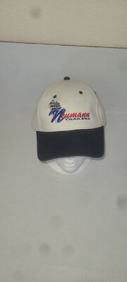Neumann Trailers Hat Cap Adjustable Strapback Nwot White By Anvil