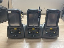 Motorola Symbol MC7090 Barcode Scanner/CRD7X00 BASE LOT OF 3 /JUA757