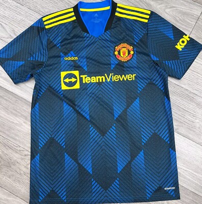 ウェア 2021-22 Manchester United Third Shirt Manchester United 2021/22 Third Football Shirt Soccer Jersey Size