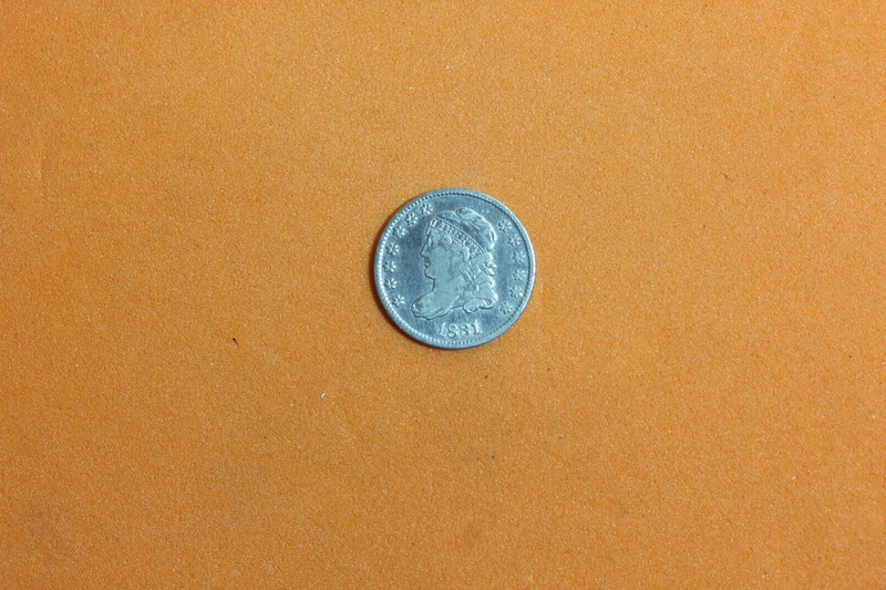 1831 Capped Bust Half Dime 5c Silver Coin #P03503