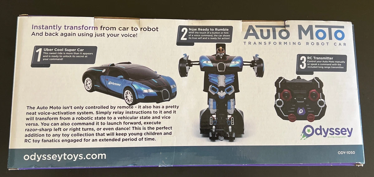 Auto Moto Transforming Robot Car With RC Odyssey
