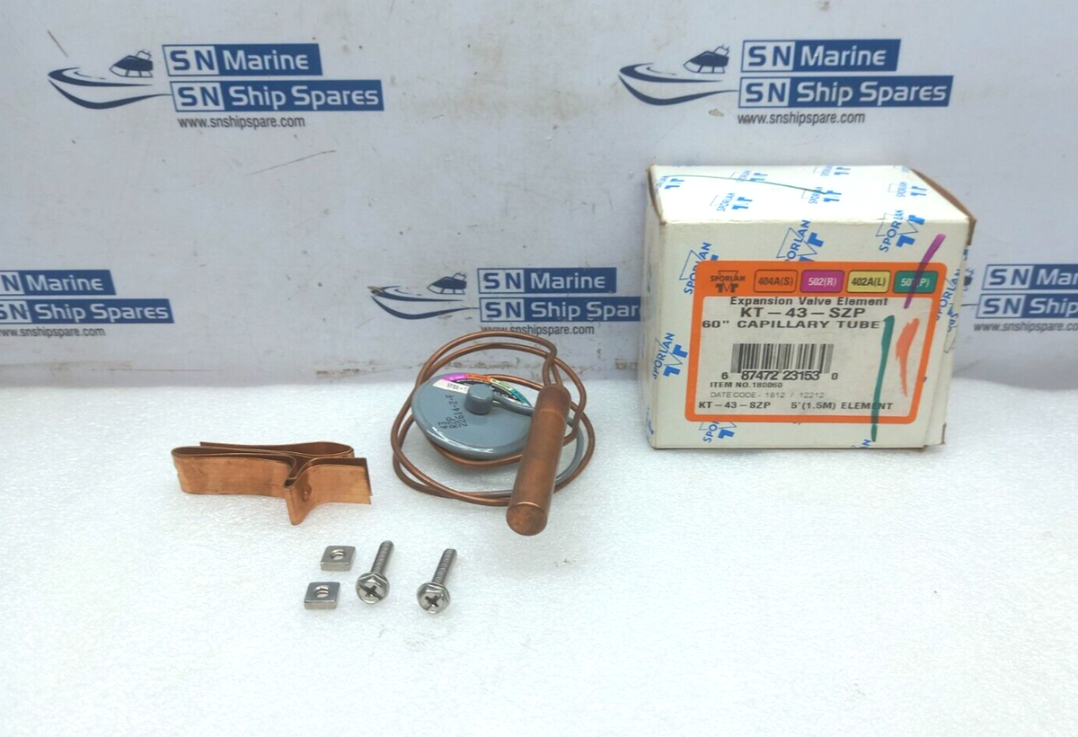 Sporlan KT-43-SZP Expansion Valve Element 60” Capillary Tube | eBay