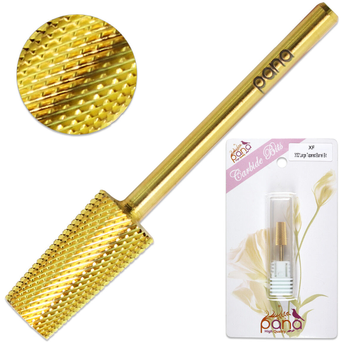 Professional USA Safety Gold Large Max 80% OFF Nail Barrel Colorado Springs Mall Bit Drill Tapered