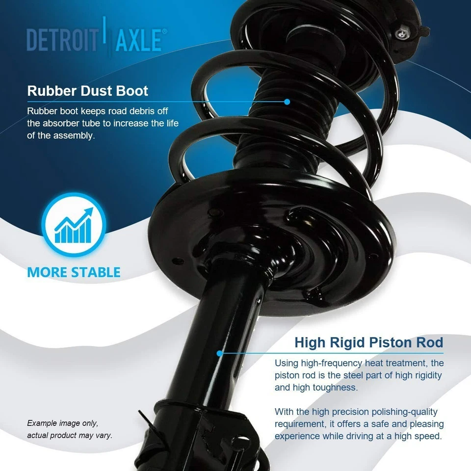 Puntales delanteros con amortiguadores traseros de resorte barras estabilizadoras para Nissan Máxima 2009-2014 Foto 4 de 4