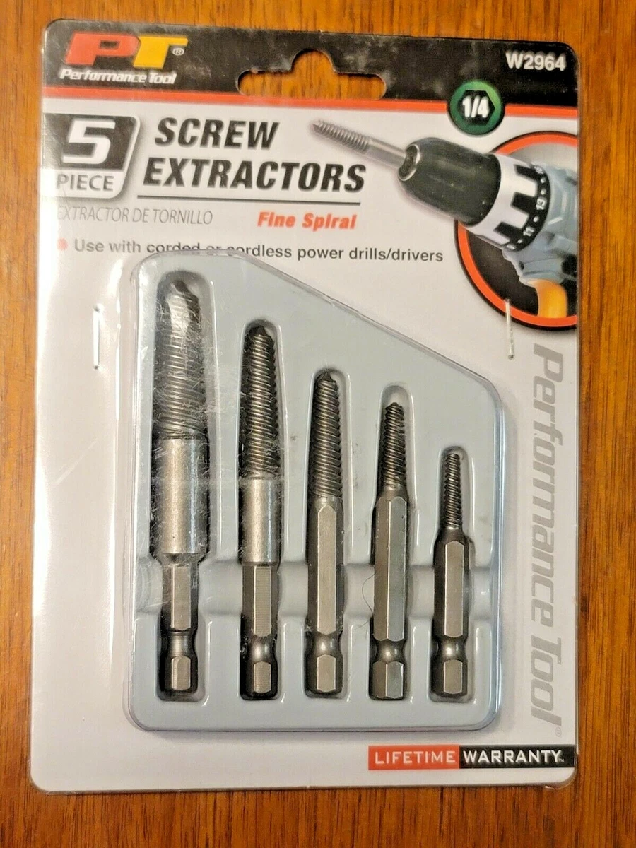 Using a sale spiral screw extractor