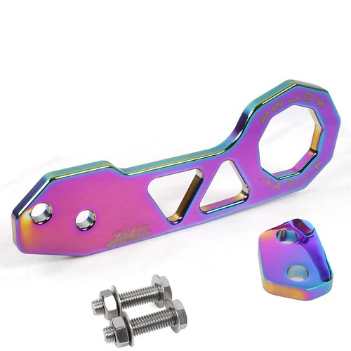 Anodized Billet Aluminum Racing Rear Tow Towing Hook Kit CNC Paint - Picture 3 of 9