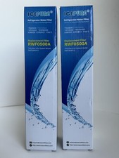 2 Lot IcePure Refrigerator Water Filter RWF0500A New With Sealed