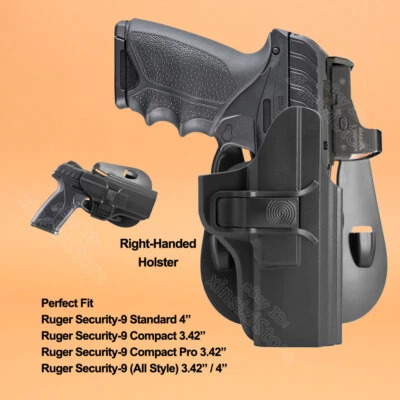 TEGE Security 9 Holster Fits Ruger Security-9 Pro Standard Compact 9mm Security-380