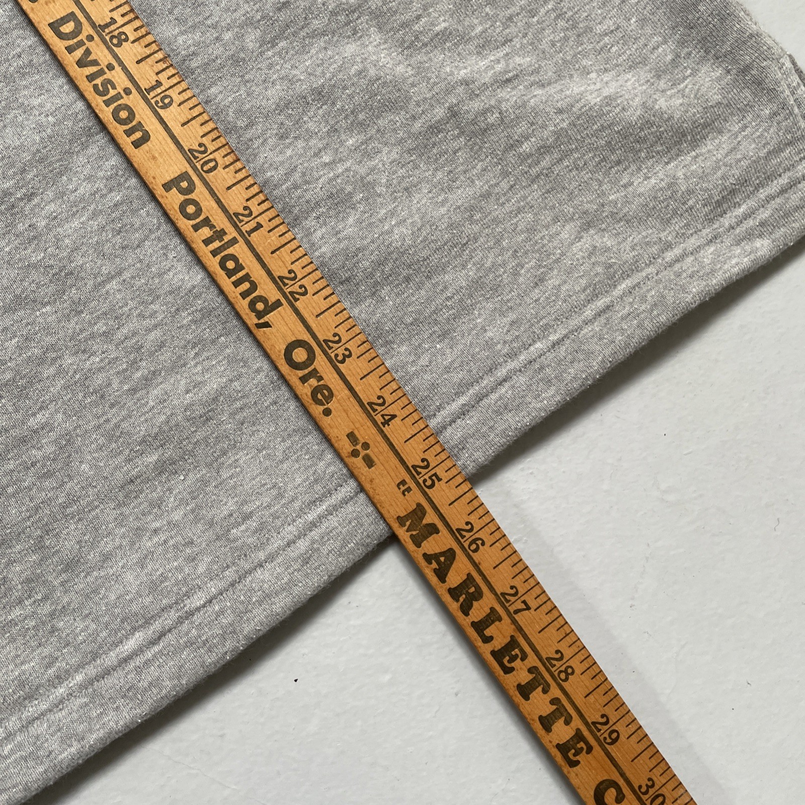 Beams Plus x LOOPWHEELER Solid Grey Cotton Sweats… - image 9