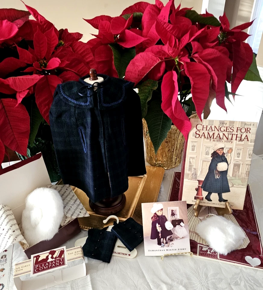 Приятная компания Саманта клетку плащ и гетры w шикарный шляпа и муфты в темно-бордовой коробке - Изображение 2 из 4