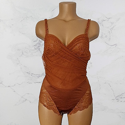 La Perla * Exklusiver Body aus Spitze, Tüll & Satin 75B  aus Sylter Boutique