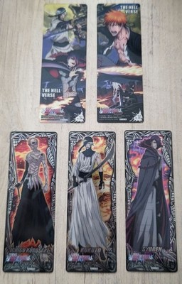 Bleach The Hell Verse Bookmark Set 5 Pieces Collectible Cards & Artwork