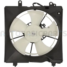 For 2012-2015 Honda Civic 2.4L Front Left Side Radiator Cooling Fan Assembly