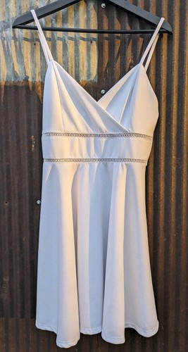 Altard State Mini Dress XL White Sleeveless Graduation Beach Preppy Ballet