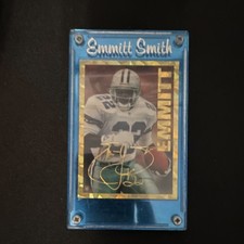Emmitt Smith Dallas Cowboys Autographed Sports Stars USA #22 1993 NFL Card