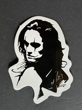 The Crow B&W Sticker Brandon Lee Bruce Lee Logo Iconic Dark 90s Film Movie New!