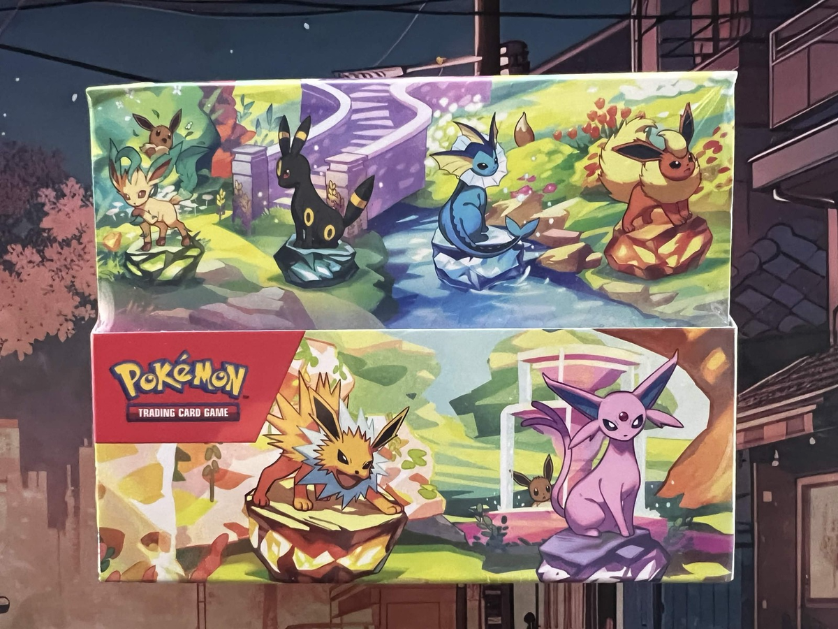 Pokemon Prismatic Evolutions Mini Tin Display Box (8 Mini Tins