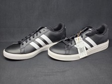 Adidas Grand Court Base 2.0 Women's Multi Size Black White Shoes GW9262 NBY NEW