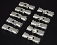 10X Sets 5MM Metal Alloy Clasp For Leather Wr...