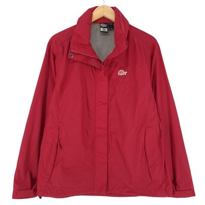 Vintage Lowe Alpine Jacket Women Waterproof Red Hooded Mx4 Size M