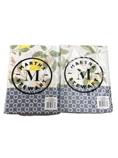 Martha Stewart Lemons 3-Piece Window Curtain Valance, Yellow - 2 Pack