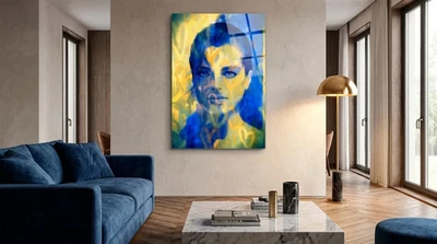Motiv Romy Schneider Love Pop Art  Acrylglas Premium XXL Wanddeko Pop Art Modern - Bild 1 von 4
