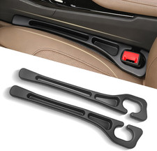2-Pack Car Seat Gap Filler, No-Drop Seat Side Gap Seam Filler Organizer with Pho