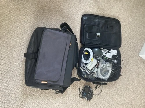 2 x Laptop Bag case And Bits Job Lot Compaq And Microsoft