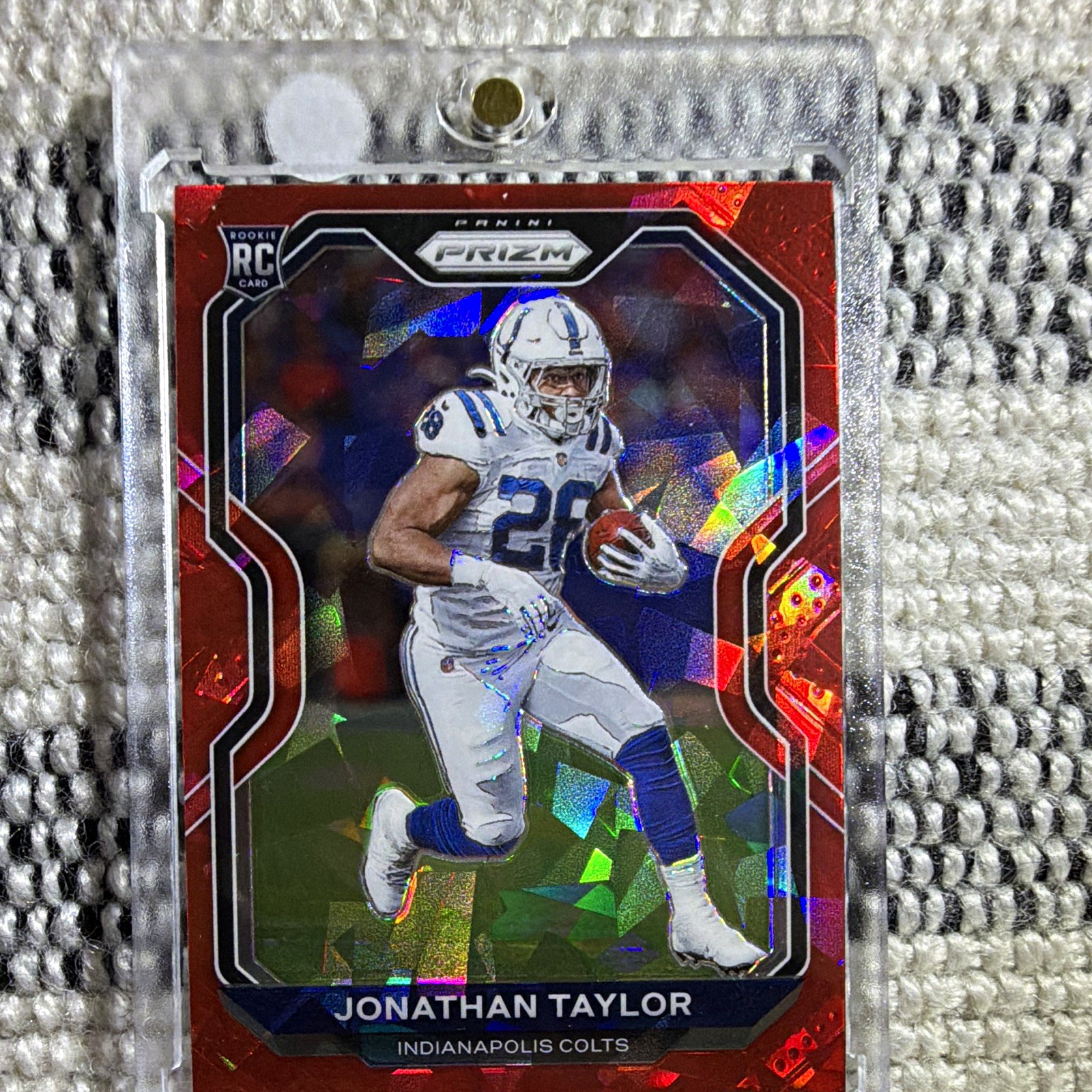 Jonathan Taylor Panini Prizm #332 Red Ice
